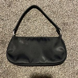 Black Satin Small Dressy Purse